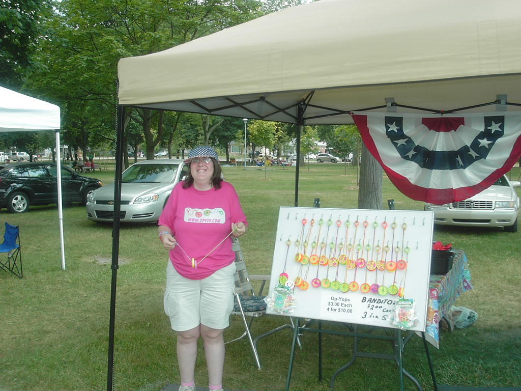 Miss
                  Op-Yop Herself At Clawson Fourth of July Celebration